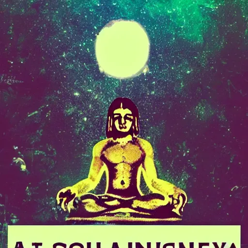 Image similar to a soul's journey from insignificant to nirvana and back again