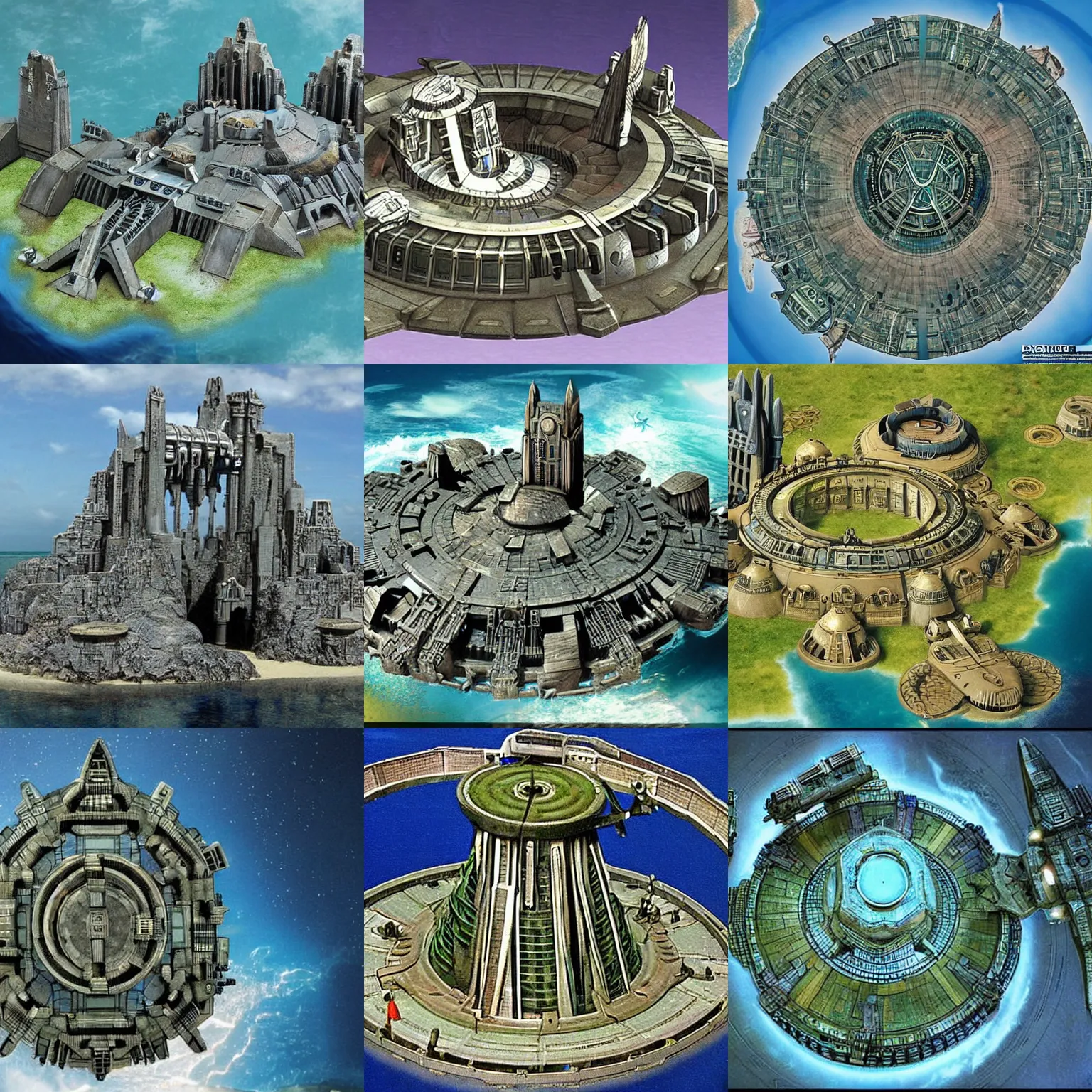 Prompt: Atlantis, from the sci-fi tv show Stargate: Atlantis