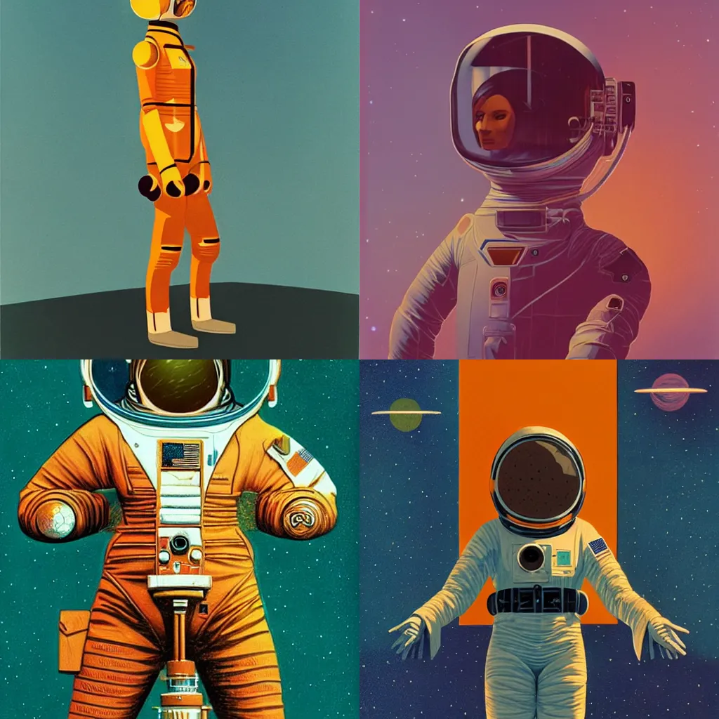 Image similar to female astronaut by dan mcpharlin,