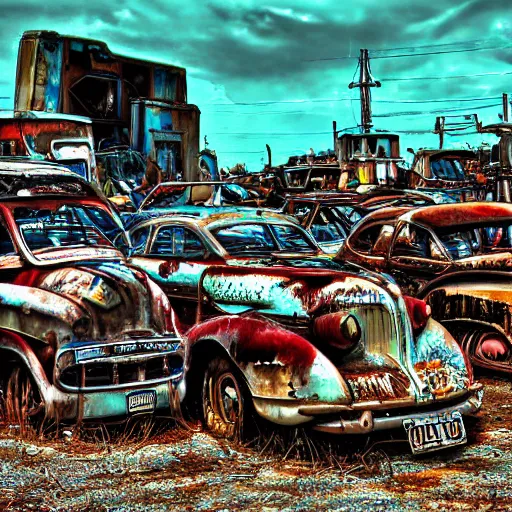 Image similar to Junkyard by Arman