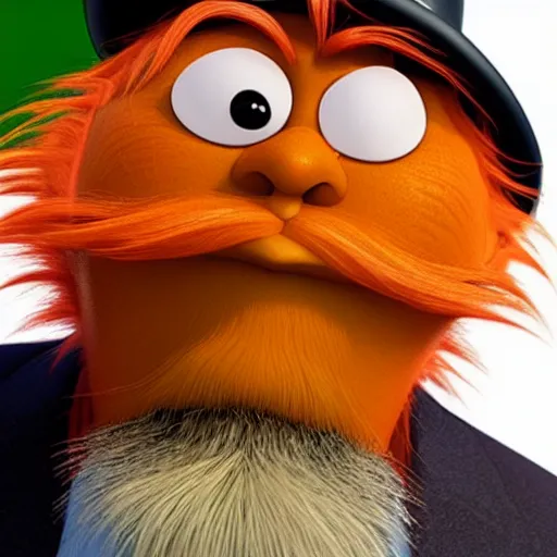 Image similar to the lorax, dating profile picture