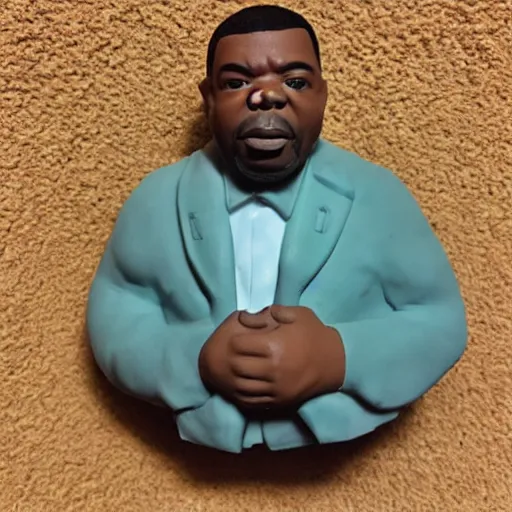 Image similar to biz markie made of clay, claymation