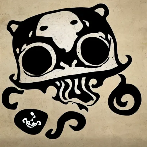 Image similar to Pirates of the caribbean but instead of davy jones it is the GitHub octocat, realistic, photorealistic