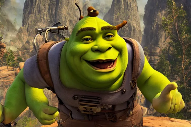 Image similar to shrek in apex legends