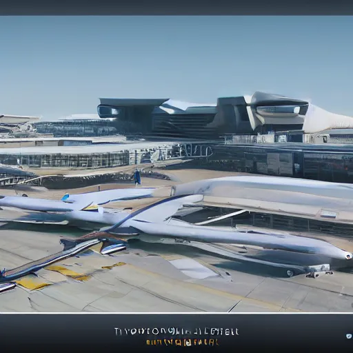 Prompt: drone footage sci-fi airport on the coronation of napoleon painting and digital billboard in the middle, unreal engine 5, keyshot, octane, artstation trending, ultra high detail, ultra realistic, cinematic, 8k, 16k, in style of zaha hadid, in style of nanospace Michael Menzelincev, in style of Lee SOUDER, in style of photogrammetry cloud, in plastic, dark, tilt shift,