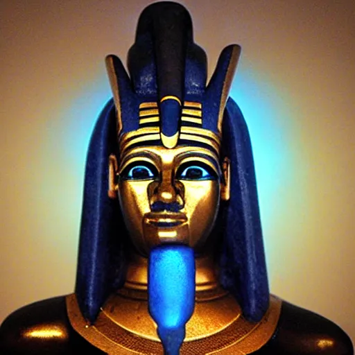 Image similar to the god osiris on sirius b addressing his followers