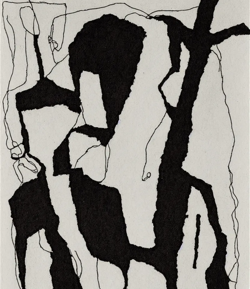 Prompt: monochrome lineography of leonard cohen inspired by egon schiele.