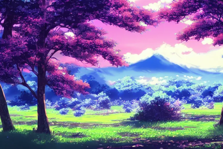 Anime landscape wallpaper by thewaifuu - Download on ZEDGE™ | 5101-demhanvico.com.vn