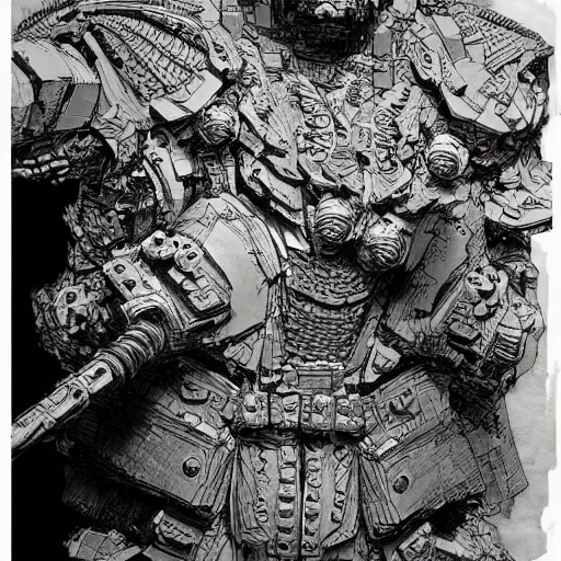 Image similar to lego character, pen and ink, intricate line drawings, by craig mullins, ruan jia, kentaro miura, takehiko inoue, greg rutkowski