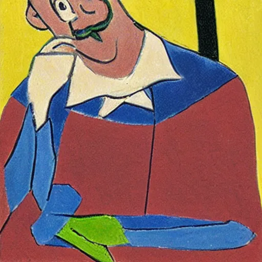 Image similar to pinocchio at the supreme court by matisse