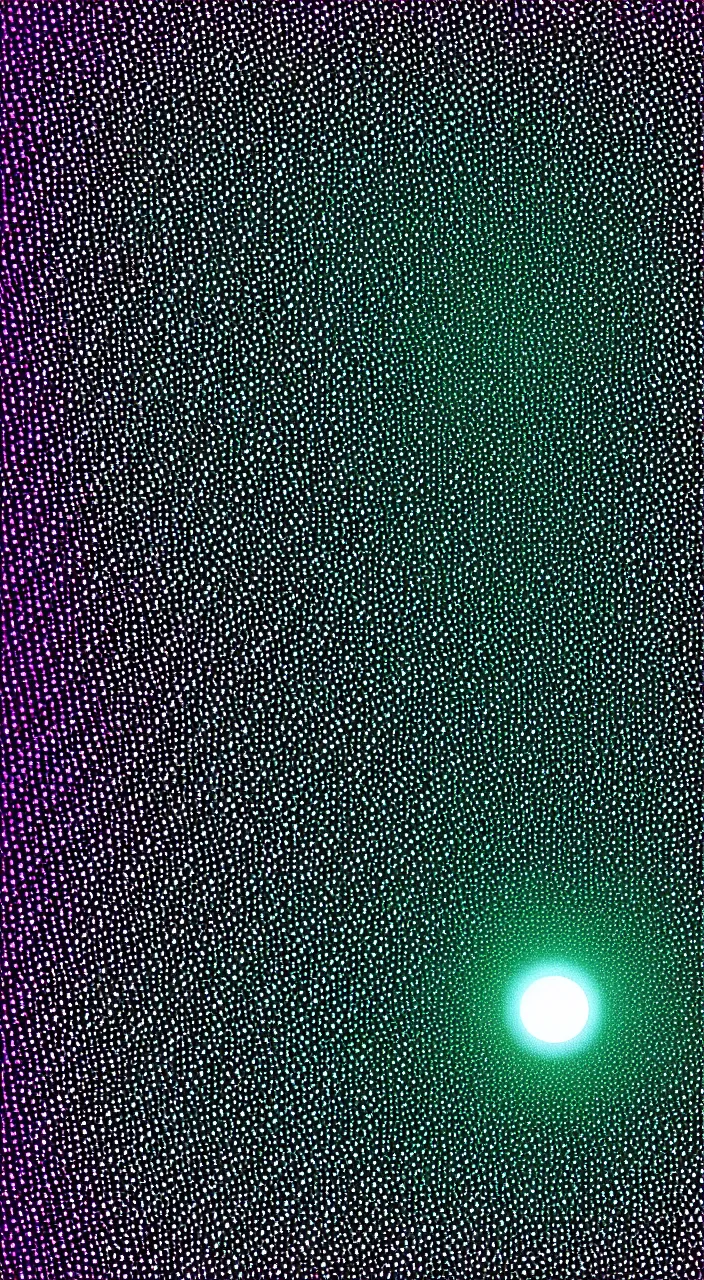 Image similar to pixel tracing style of particles in a black hole, color film grain, ultra realistic