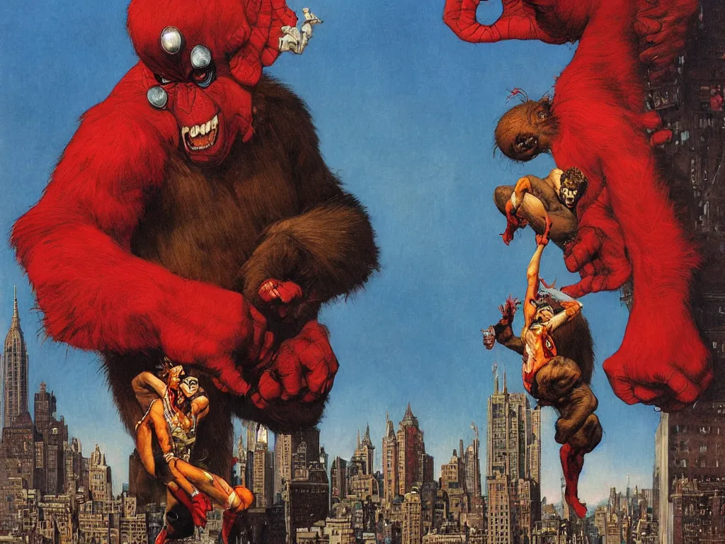 Prompt: Medium shot of a typical character in the style of Alex Horley-Orlandelli An king Kong rage on street marvelous detailed portrait of a winged red cashmere sock sock sock with a halo standing above new york city. norman rockwell heorhiy narbut jessie wilcox smith beatrix potter joseph leyendecker acrylic paintin Spiderman goes to a rave party and drink himself drunk, Spiderman drinks Viking Fjord vodka straight from the bottle, Spiderman in the moshpit, Realistic, HDR, HD, Real Event, 8Kg