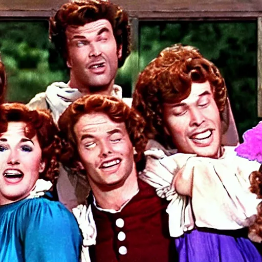 Image similar to seven brides for seven brothers meme