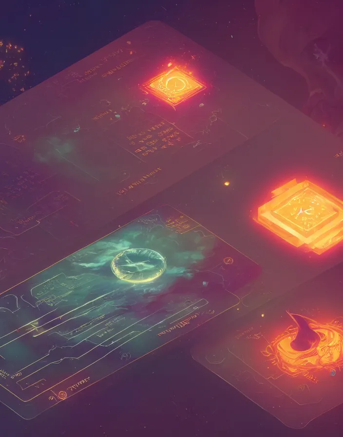 Prompt: beautiful render of user interface, tarot by victo ngai and andreas rocha and greg rutkowski, trending on artstation, unreal engine, 8 k hd wallpaperjpeg artifact, blur, artfact