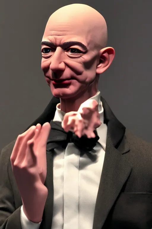 Image similar to jeff bezos as nosferatu, photorealistic, cinematic lighting, highly detailed, very intricate