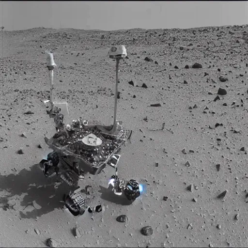 Image similar to mysterious fungus mars rover camera, unsettling