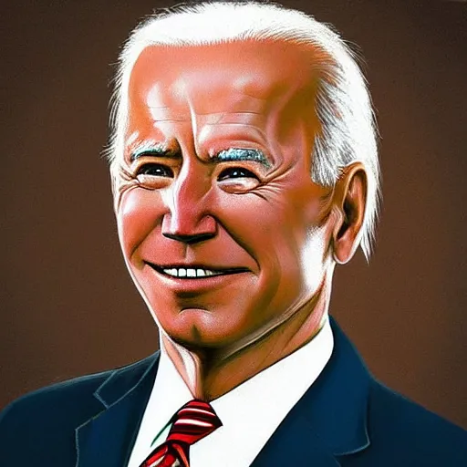 Prompt: “Biden as a Native American, portrait”