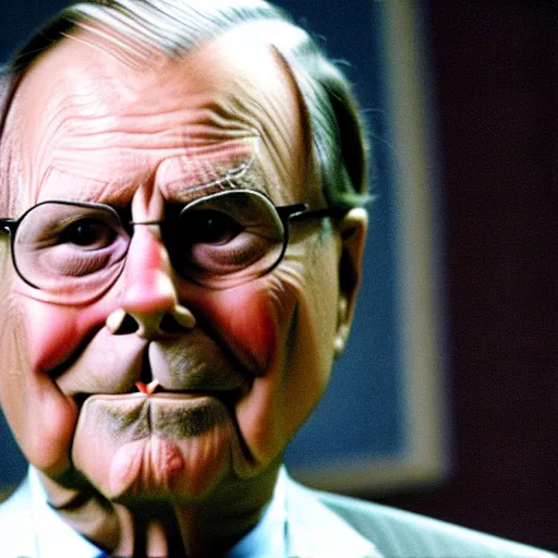 Image similar to anthropomorphic cat donald rumsfeld