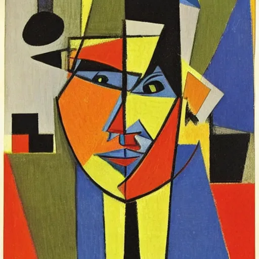 Prompt: gahr støre by Picasso, cubism