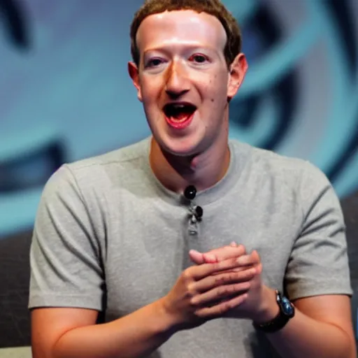 Prompt: Mark Zuckerberg wearing gold chains