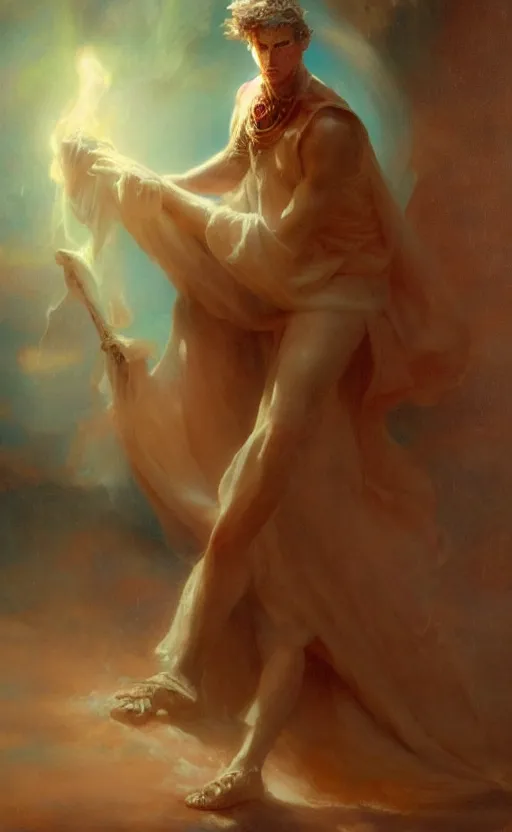 Image similar to the grime reaper holds the sands of time in his hand by kev walker and delphin enjolras and daniel f. gerhartz