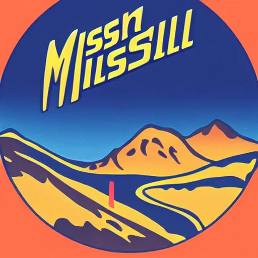 Prompt: mission hill melts logo