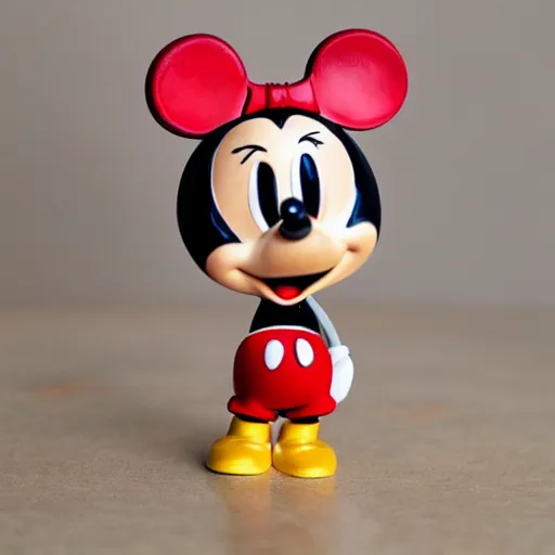 43CM Fashion Electroplating Mickey Mouse Action Figure Simple