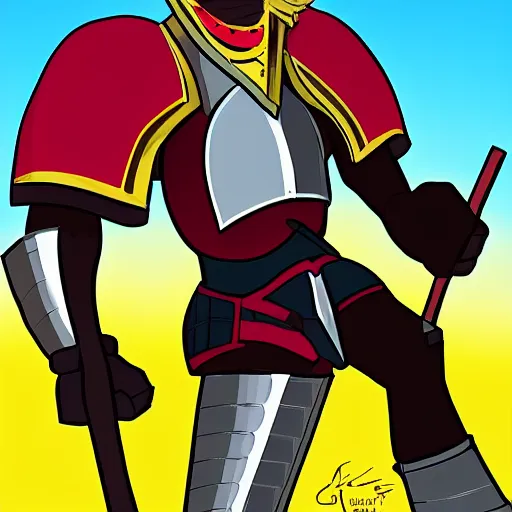 Image similar to a nobel knight by genndy tartakovsky