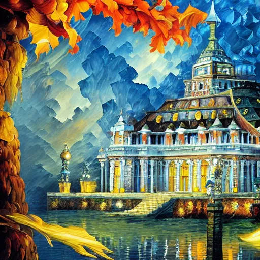 Image similar to palace by james christensen, rob gonsalves, paul lehr, leonid afremov and tim white