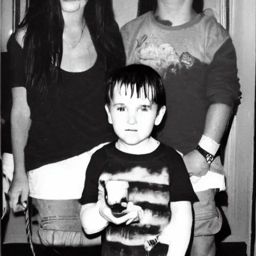 Image similar to Trent Reznor at his 3rd birthday party