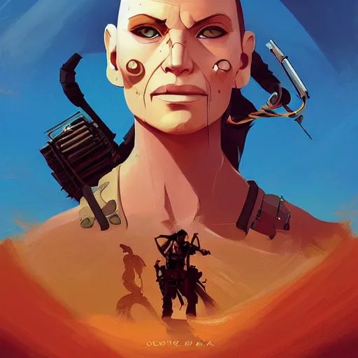 Prompt: face icon stylized minimalist mad max : fury road, loftis, cory behance hd by jesper ejsing, by rhads, makoto shinkai and lois van baarle, ilya kuvshinov, rossdraws global illumination