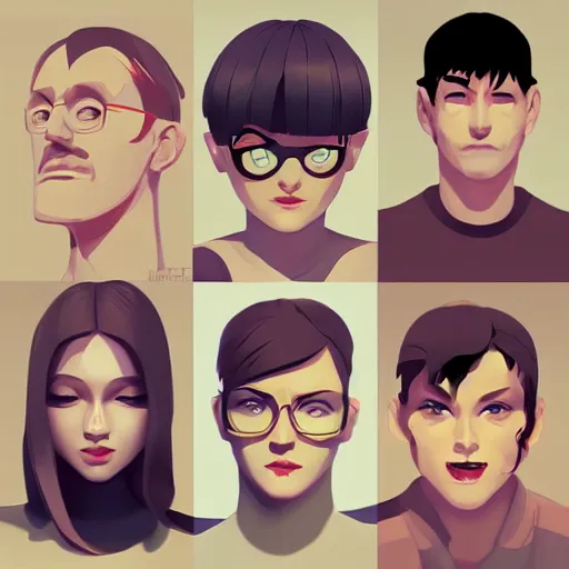 Image similar to face icon vector minimalist megan man x, loftis, cory behance hd by jesper ejsing, by rhads, makoto shinkai and lois van baarle, ilya kuvshinov, rossdraws global illumination