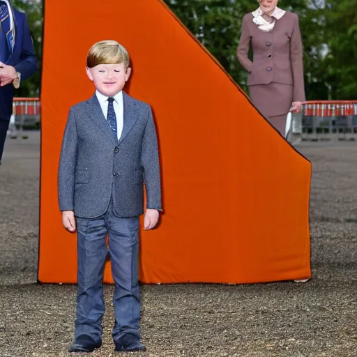 Prompt: king willem - alexander 5 years old