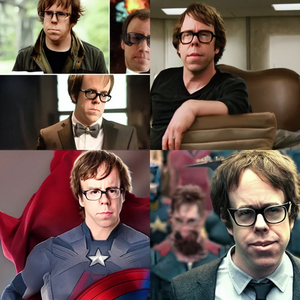 Prompt: Ben Folds cameo in Avengers