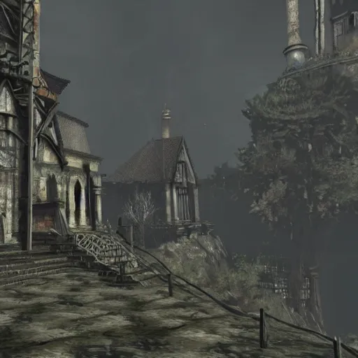 Image similar to morrowind in nier automata