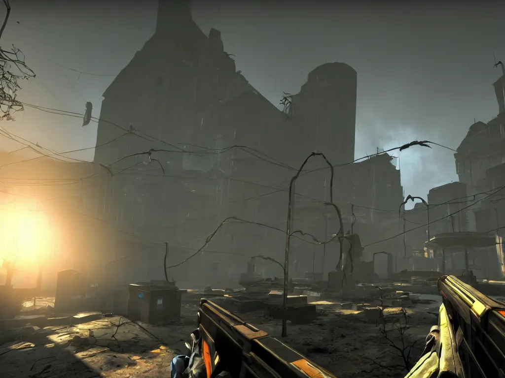 Image similar to Half Life 3, in game screenshot, leaked in-development screenshot