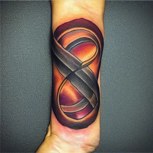 Prompt: infinity tattoo