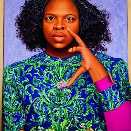 Painting Of Broris Jonson Kehinde Wiley | Stable Diffusion | OpenArt