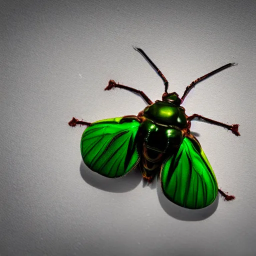 Image similar to rose chafer in studio lighting digital art