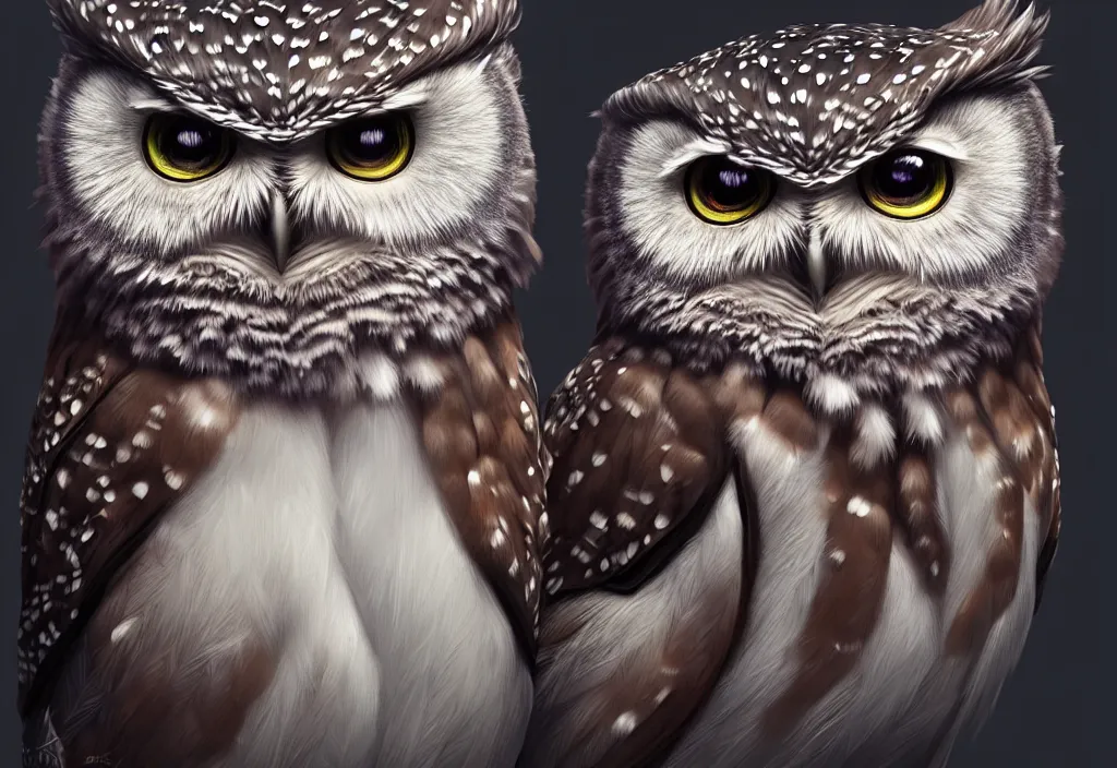 Image similar to portrait of mystic owl, highly detailed, d & d, fantasy, highly detailed, digital painting, trending on artstation, concept art, sharp focus, illustration, global illumination, ray tracing, realistic shaded, art by artgerm and greg rutkowski and fuji choko and viktoria gavrilenko and hoang lap