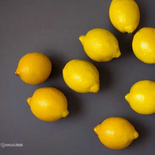 Prompt: 2 by 2 array of a lemon