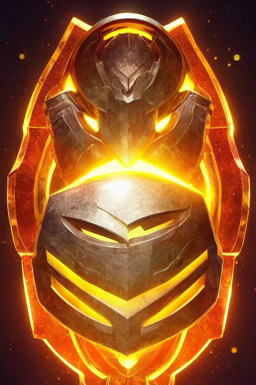 Image similar to shield fantasy epic legends game icon stylized digital illustration radiating a glowing aura global illumination ray tracing hdr fanart arstation by ian pesty and katarzyna da „ bek - chmiel