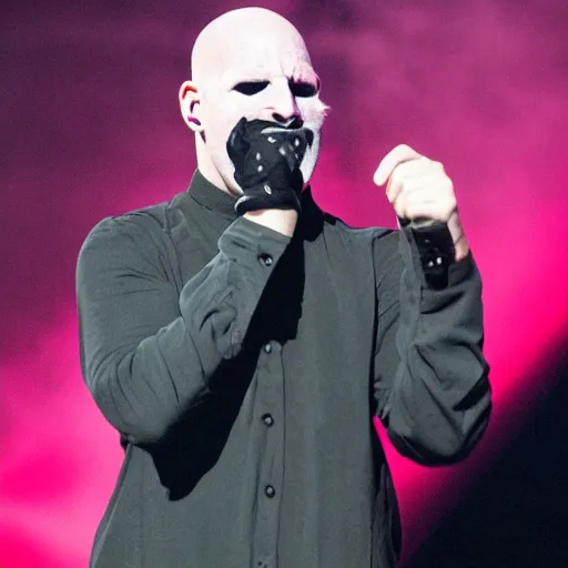 Prompt: bald corey taylor