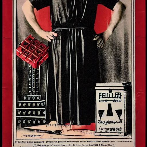 Prompt: vintage advertisement for a hellraiser themed nightgown, high resolution scan