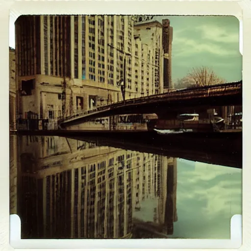 Image similar to polaroid reflection street photography