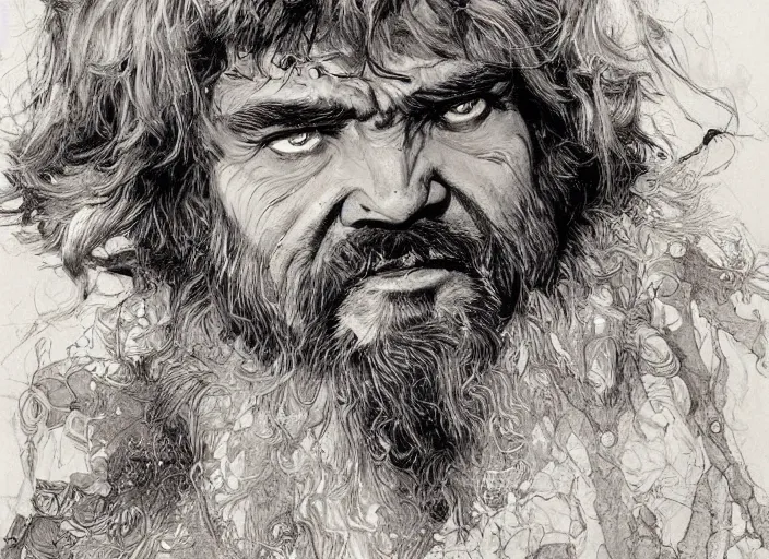 Image similar to a highly detailed caveman portrait of stephen strange, james gurney, james jean