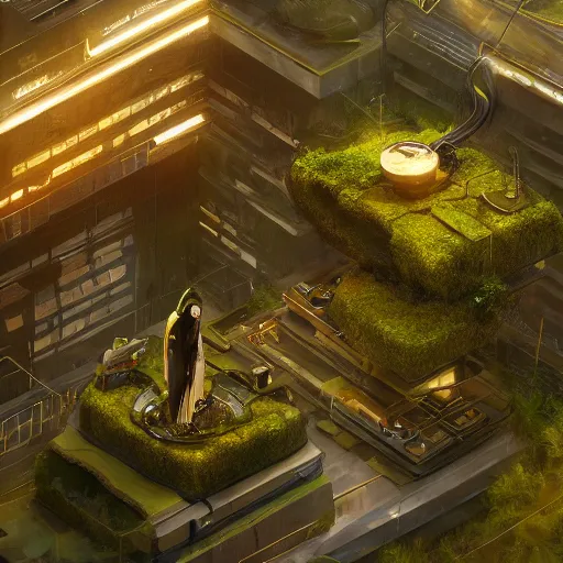 Prompt: solarpunk mini object tecnologies, cgsociety, ArtStation, concept Art