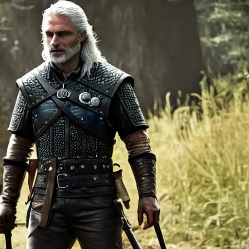 Image similar to andrew lincoln as geralt