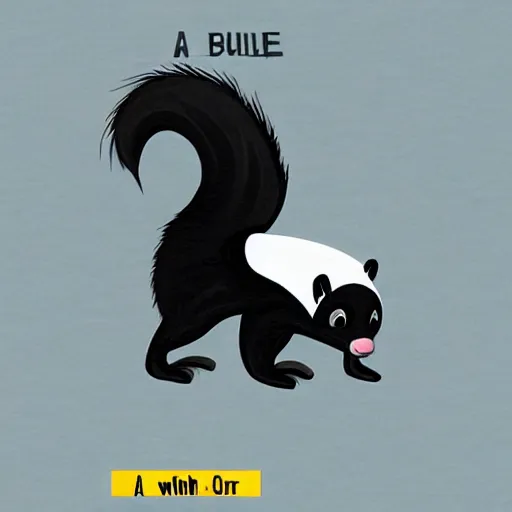 Image similar to a building sized skunk