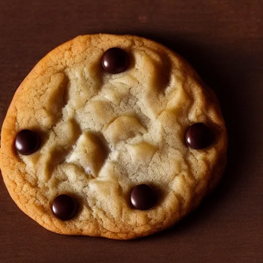 Image similar to a backlit cookie, cinematic lighting